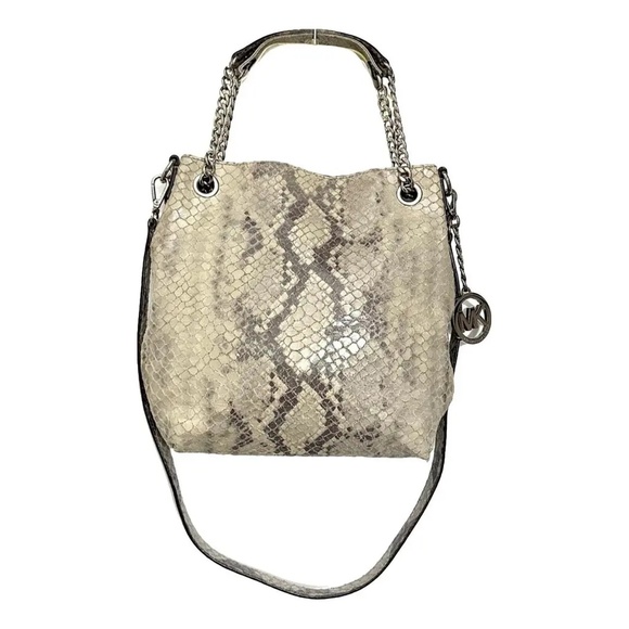 Michael Kors Jet Set Chain Convertible Python/Snakeskin Leather. - Picture 3 of 17
